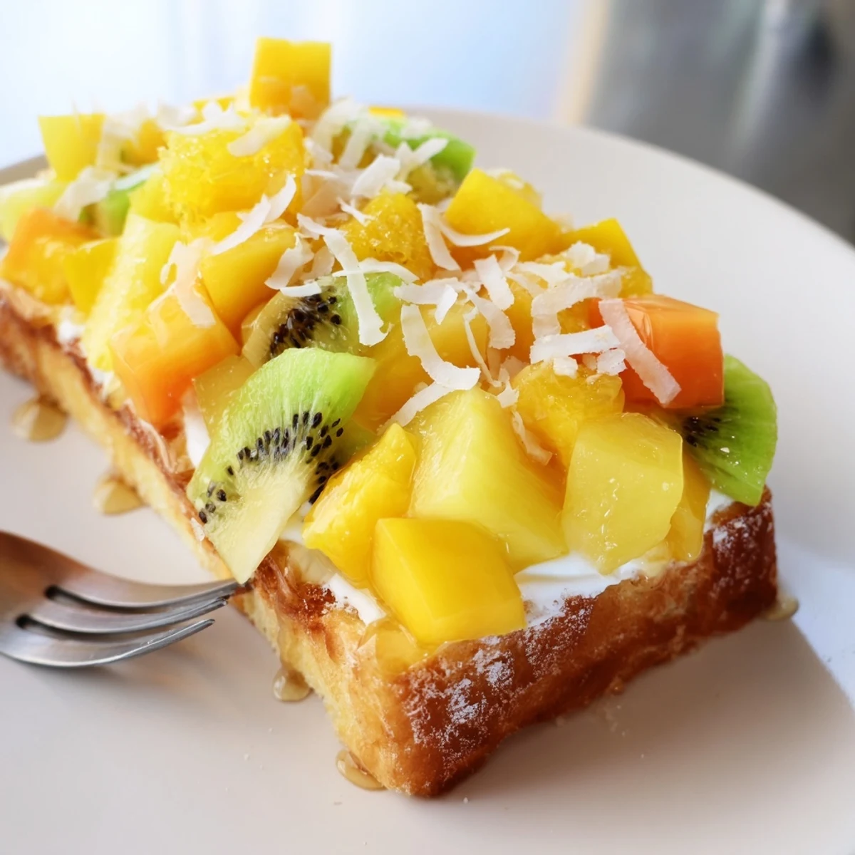 Yogurt Custard Toast Tropical