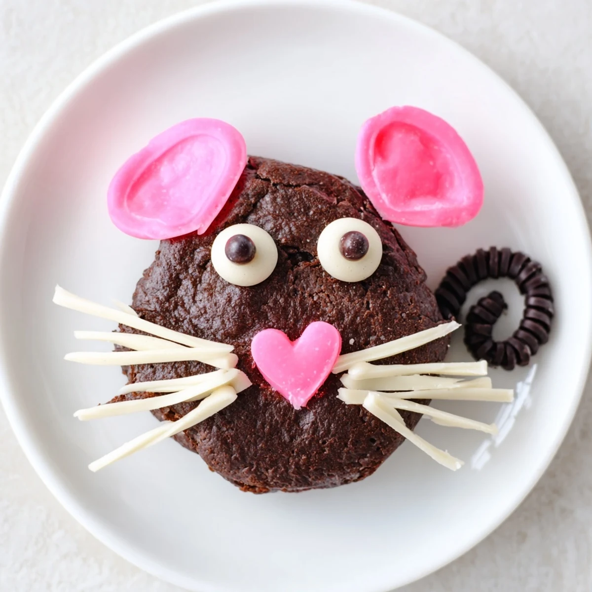 These whimsical Silly Rat Cake Brownie Bites are a fun, chocolatey dessert, perfect for any celebration.