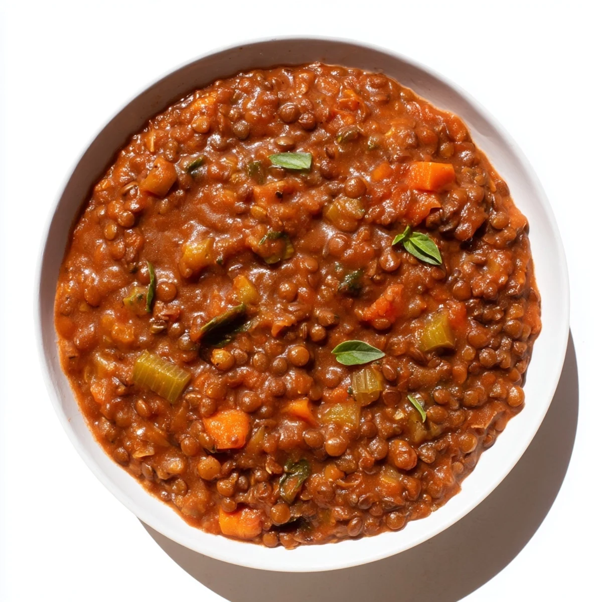 Creamy Tomato Basil Lentils