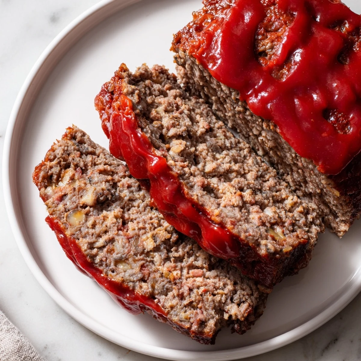 Enjoy a delicious Stove Top Stuffing meatloaf hack, baked to juicy perfection with a tangy glaze.