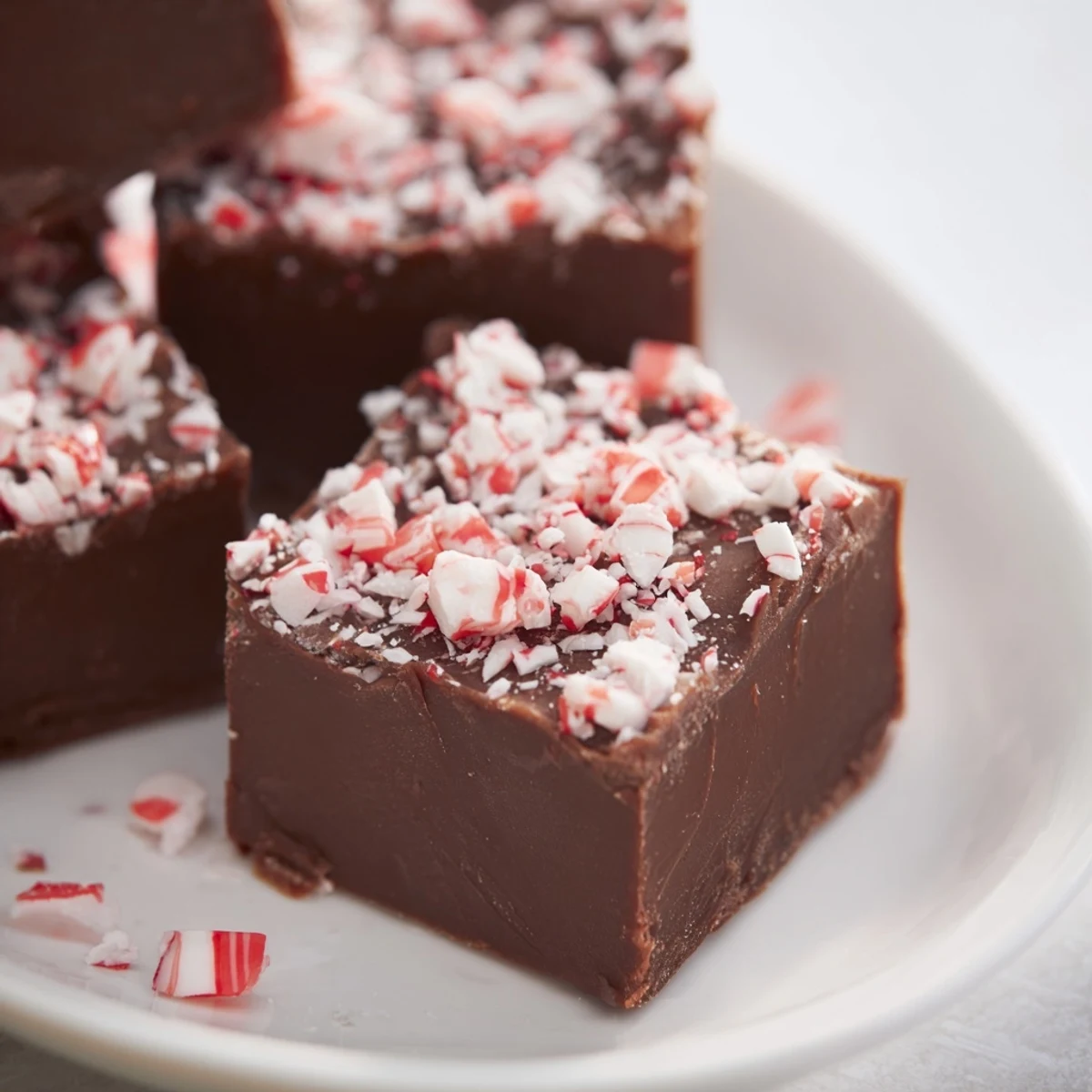 Chilled 3-Ingredient Christmas Fudge Squares - a decadent, gluten-free treat perfect for gifting this season.
