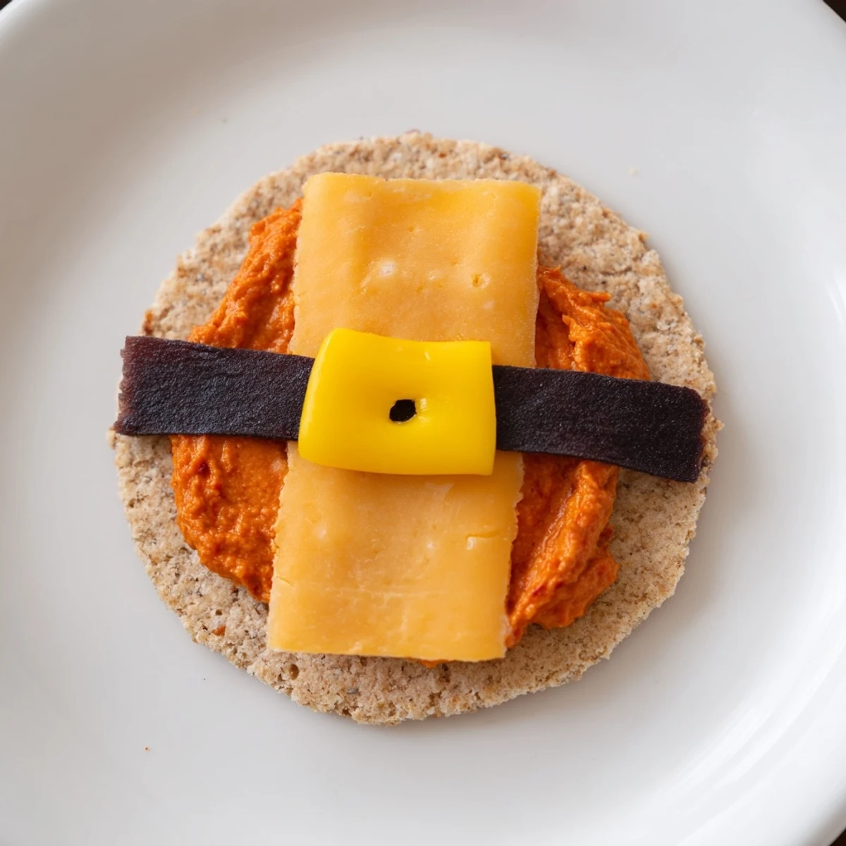 Freshly made Santa's Belt Crackers offer a delightful blend of flavors and textures for any holiday snack spread.