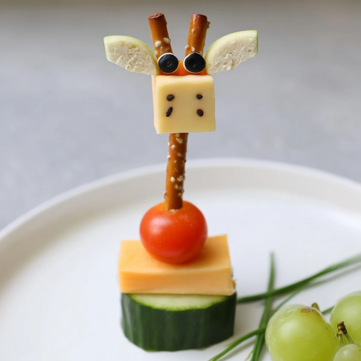 Long-Necked Giraffe Snack Tower