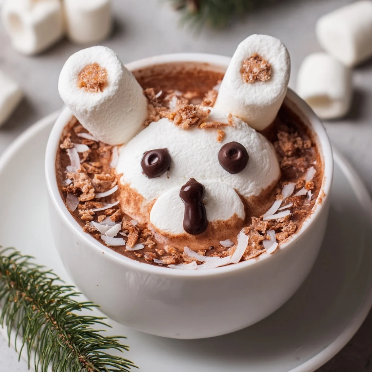 Polar Bear Hot Chocolate Platter