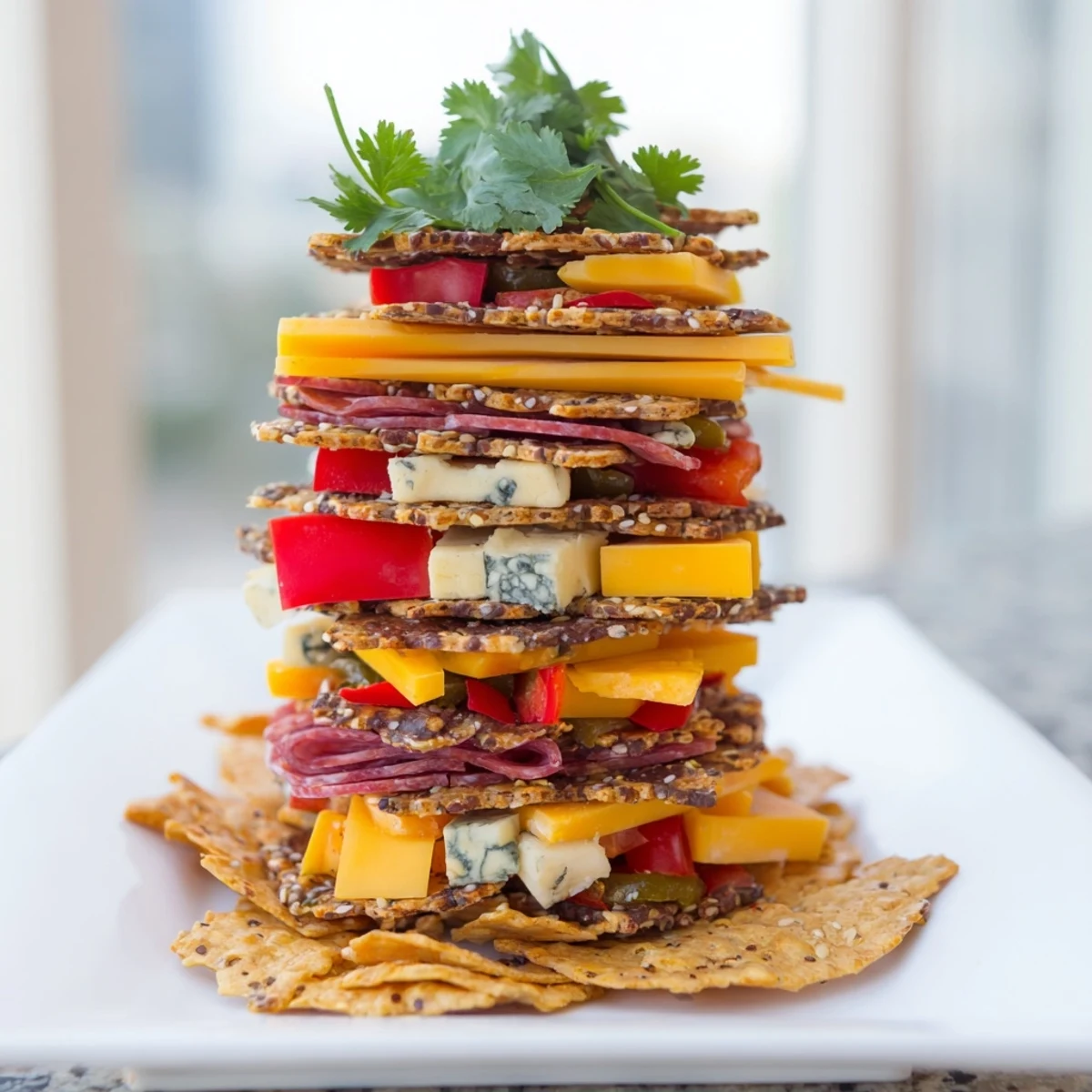 Southwest Mesa Cheese Stacks
