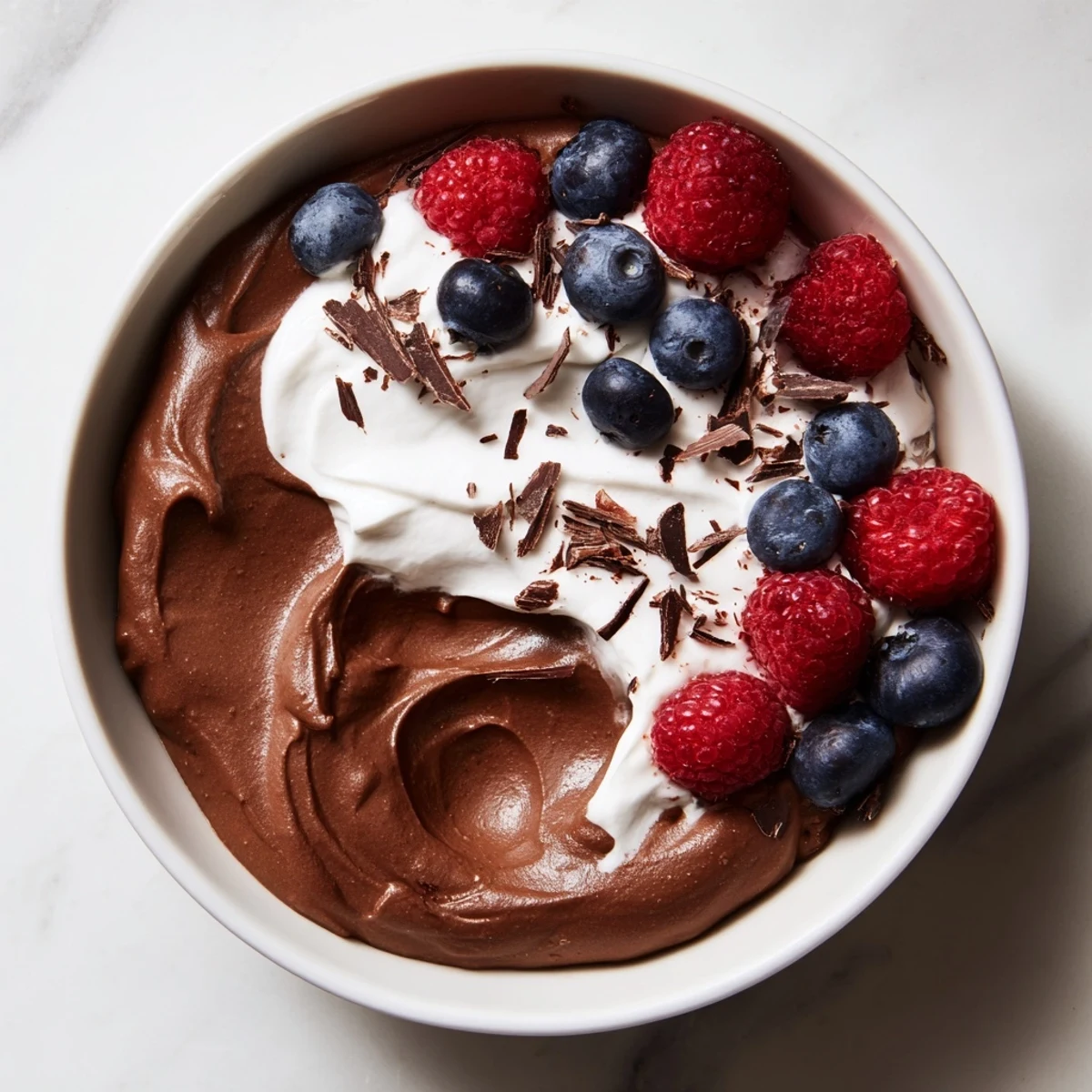 Creamy, homemade avocado chocolate pudding, a healthy and delicious dessert treat for anyone.