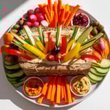 Autumn Hedgehog Dip Platter