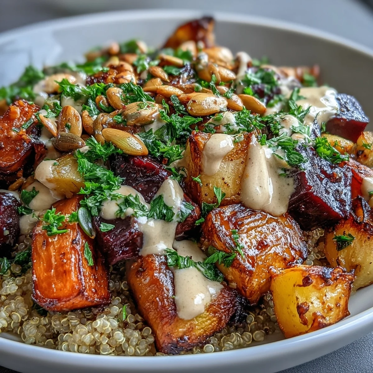 Roasted Root Vegetable Bowl