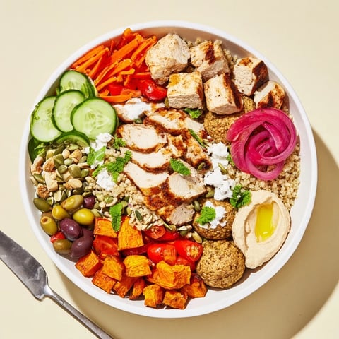 A colorful spread of Build-Your-Own Boards & Bowls, inviting creative meal assembly.  