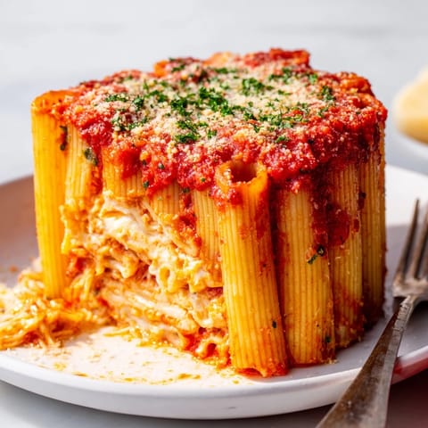 Honeycomb Pasta Cake Bake