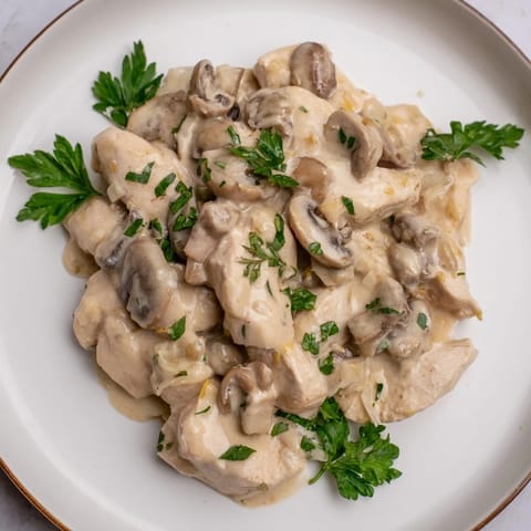 Creamy Chicken Stroganoff