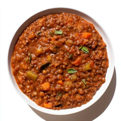 Creamy Tomato Basil Lentils