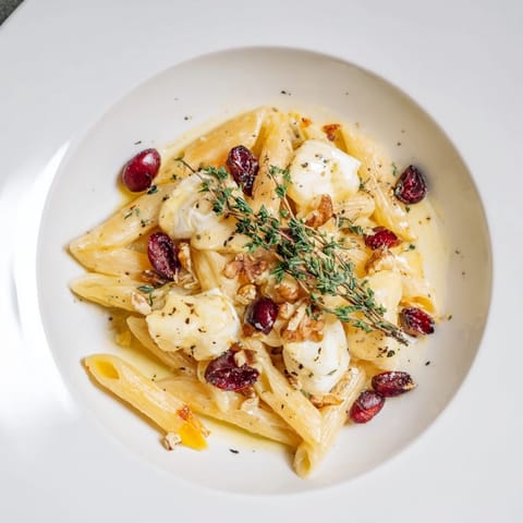 Baked Brie Cranberry Pasta