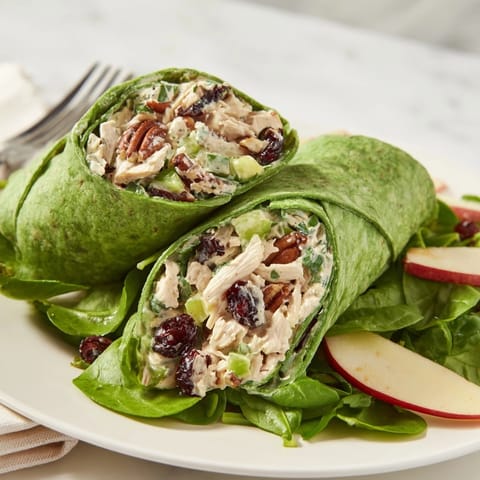 Cranberry Pecan Chicken Wrap
