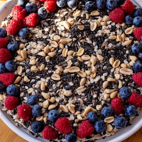 Singing Bird Seed Berry Platter