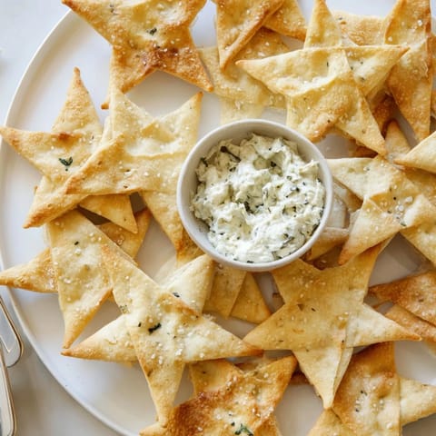 Star-Shaped Crackers Dip
