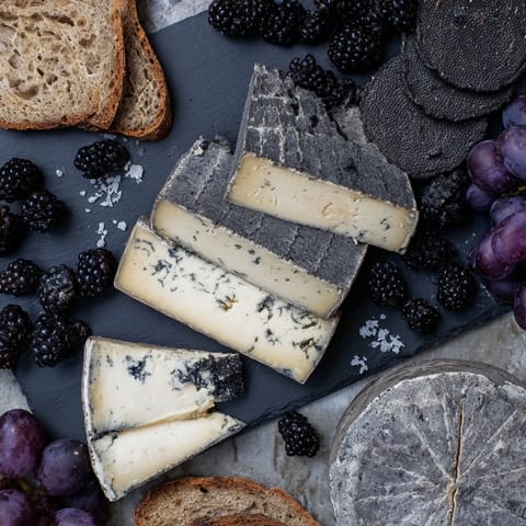 Monochrome Gray Stone Cheese Board