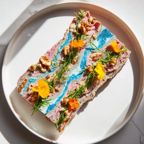 Imagine the stunning The Grand Canyon Rim, layered meat loaf terrine, with a creamy blue cheese river.