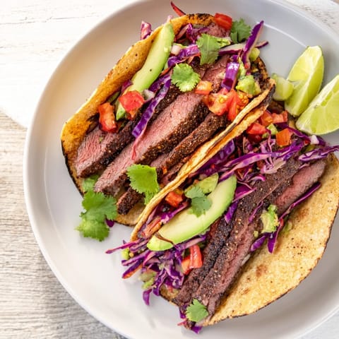 Coffee Rubbed Steak Tacos