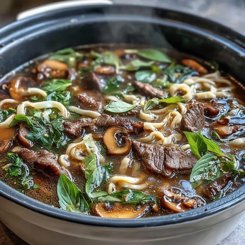 Asian Hot Pot Noodle Feast