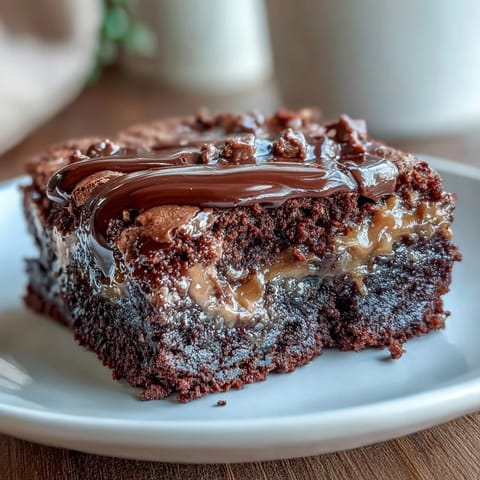 Fudgy sourdough discard brownies with creamy peanut butter swirl baked to perfection in an 8x8-inch pan. Rich chocolate meets tangy sourdough for an indulgent treat.