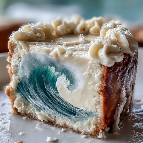 Pisces Cake Ocean Waves