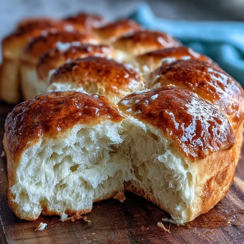 Fluffy Japanese Milk Bread Loaf with Golden Crust and Soft Texture