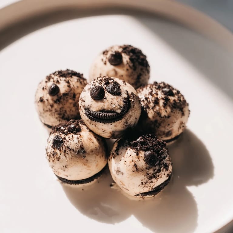 These decadent Cream Cheese Oreo Protein Balls are a quick, no-bake snack, perfect after a good workout.