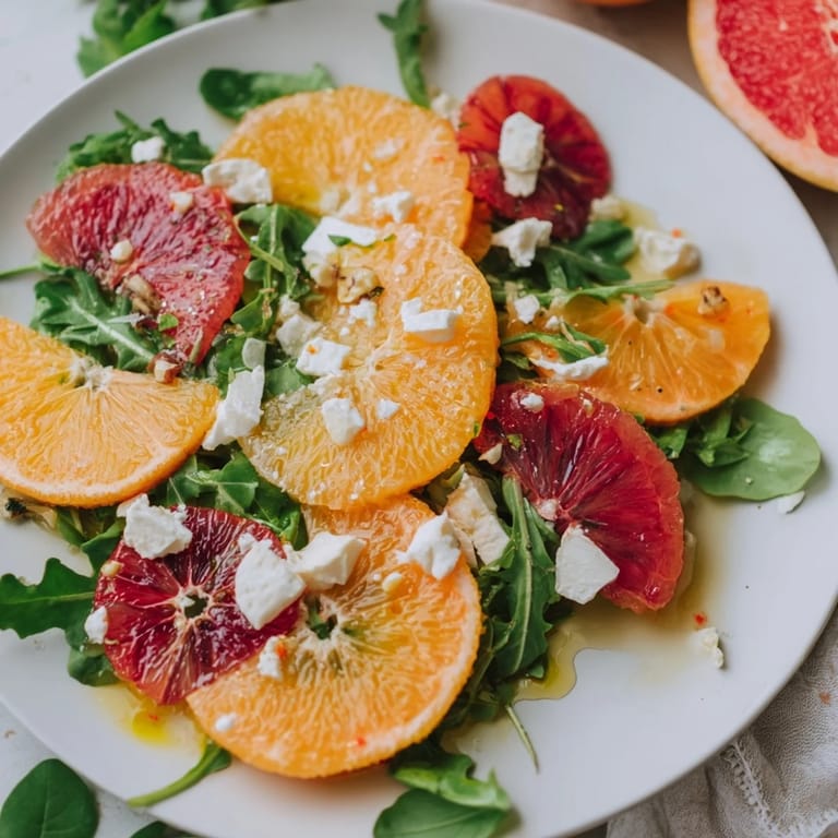 Enjoy a delicious Winter Citrus & Candied Pecan Salad: Sweet candied pecans and tangy citrus flavors combined.