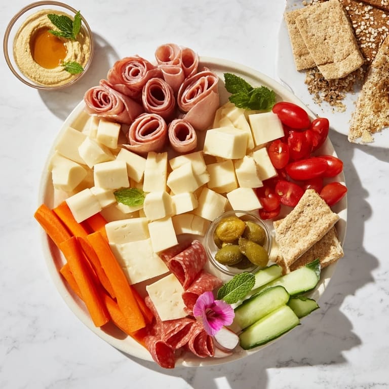 This equestrian-themed Gallop & Graze Horse Charcuterie features pretzel jumps, inviting guests to graze heartily.