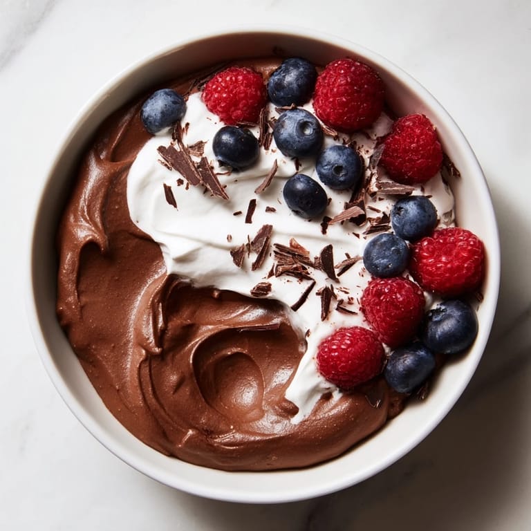 Creamy, homemade avocado chocolate pudding, a healthy and delicious dessert treat for anyone.
