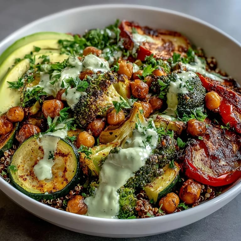 Colorful vegetable and legume bowl with lentils, cherry tomatoes, and pumpkin seeds, served warm for dinner.